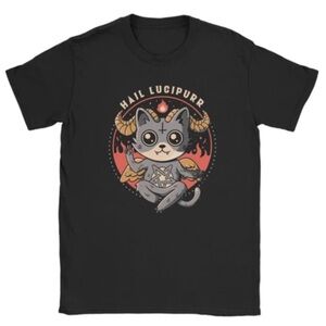This Hail Lucipurr T-Shirt. NWOT. black. Size XL